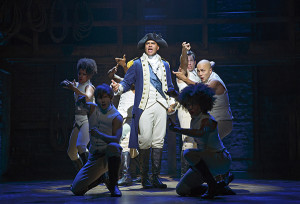 Hamilton Richard Rodgers Theatre Cast Lin-Manuel MirandaAlexander Hamilton Javier Muñoz Alexander Hamilton Alternate Carleigh Bettiol Andrew Chappelle Ariana DeBose Alysha Deslorieux Daveed Diggs Marquis De Lafayette Thomas Jefferson Renee Elise Goldsberry Angelica Schuyler Jonathan Groff King George III Sydney James Harcourt Neil Haskell Sasha Hutchings Christopher Jackson George Washington Thayne Jasperson Jasmine Cephas Jones Peggy Schuyler Maria Reynolds Stephanie Klemons Emmy Raver-Lampman Morgan Marcell Leslie Odom, Jr. Aaron Burr Okieriete Onaodowan Hercules Mulligan James Madison Anthony Ramos John Laurens Phillip Hamilton Jon Rua Austin Smith Phillipa Soo Eliza Hamilton Seth Stewart Betsy Struxness Ephraim Sykes Voltaire Wade-Green Standby: Javier Muñoz (Alexander Hamilton) Production Credits: Thomas Kail (Director) Andy Blankenbuehler (Choreographer) David Korins (Scenic Design) Paul Tazewell (Costume Design) Howell Binkley (Lighting Design) Other Credits: Lyrics by: Lin-Manuel Miranda Music by: Lin-Manuel Miranda Book by Lin-Manuel Miranda